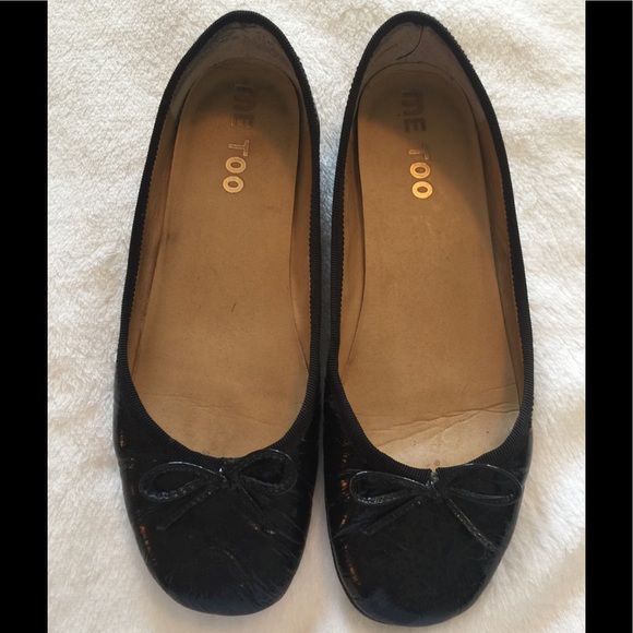 me too Shoes | Black Patent Ballet Flats | Poshmark